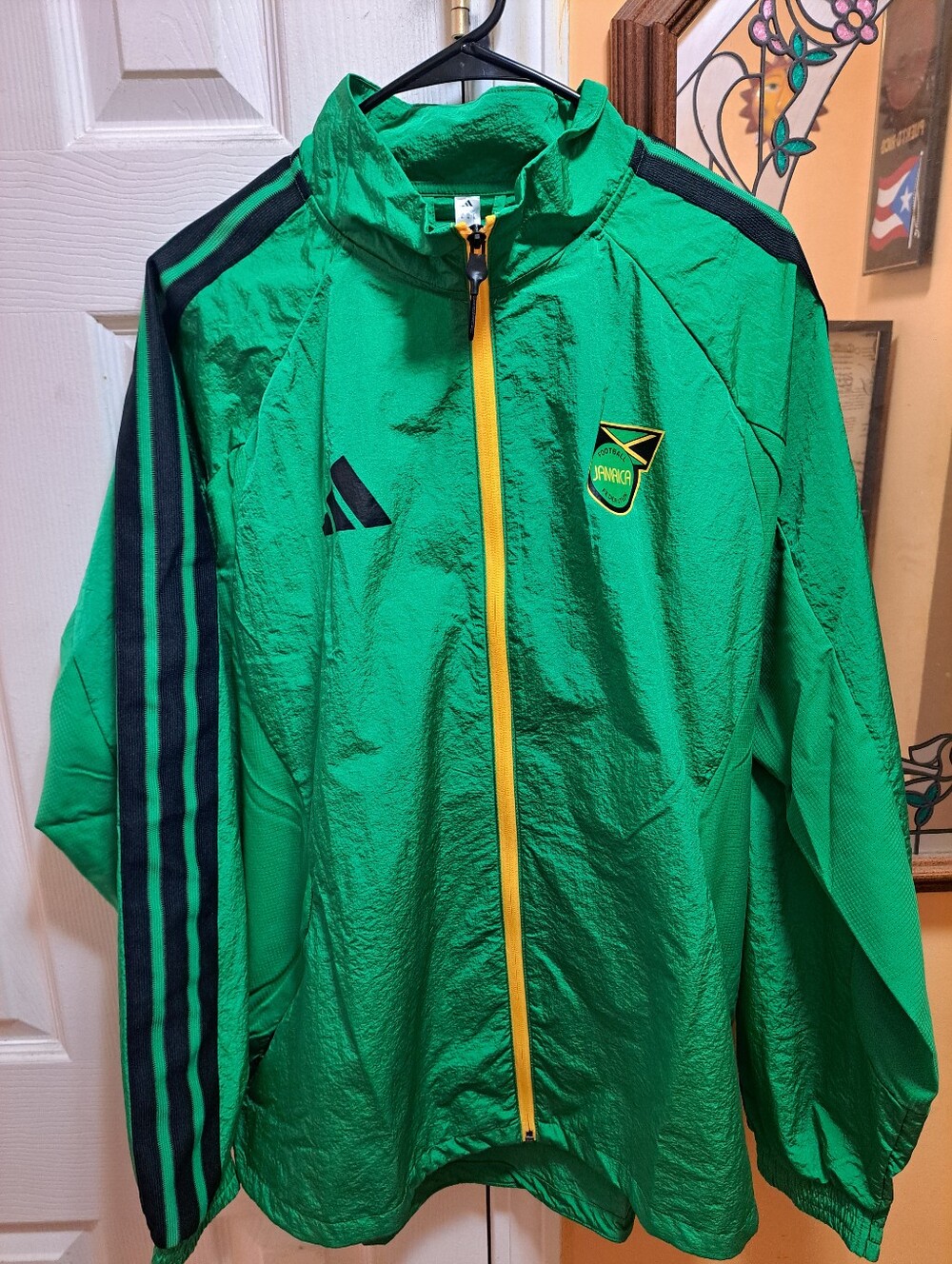 adidas men Jamaica x Bob Marley Home Anthem Jacket Size XL NEW